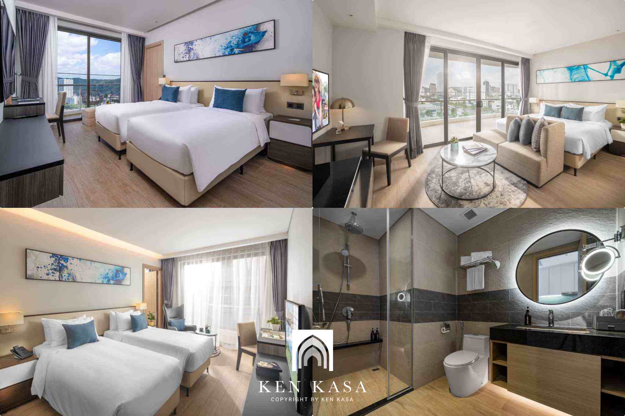 Mẫu ph&ograve;ng deluxe đẹp citadines marina ha long 